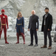 The CW's Martian Manhunter, The Flash, Supergirl, Lex Luthor, Ryan Choi, and Batwoman, in Crisis on Infinite Earths.